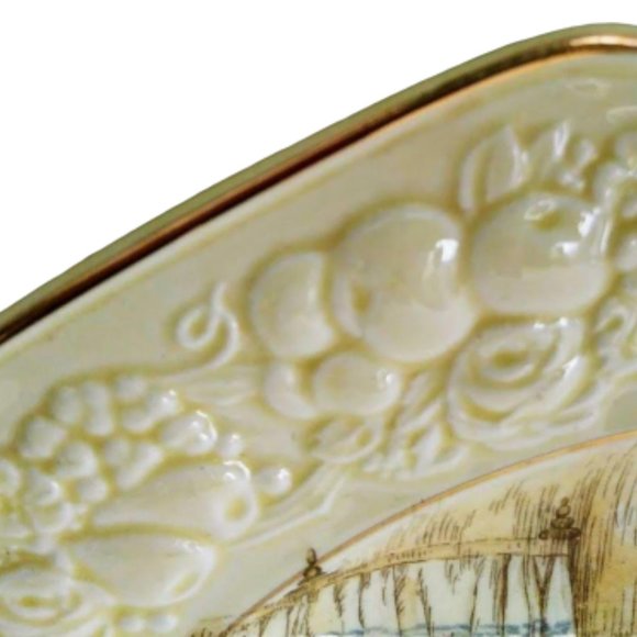 1930's Crown Ducal Floretine Mr Pickwicks Plate - Picture 3 of 5